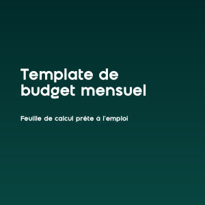 Template de budget annuel