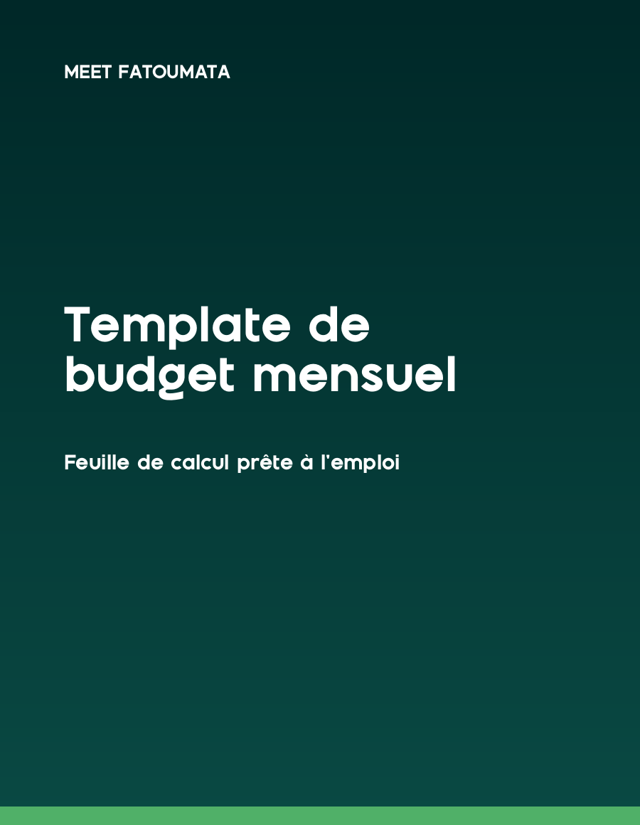 Template de budget annuel